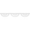 Ekena Millwork Classic Wagon Wheel Architectural Grade PVC Running Trim, 6"H x 5/8"P x 48"L RUNP06X0625X48CWW - alternate 6